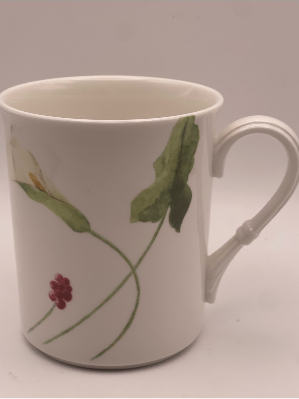 Mikasa Optima Classic Calla Fine China Coffee/Tea Mugs Y4109 | Set of 4